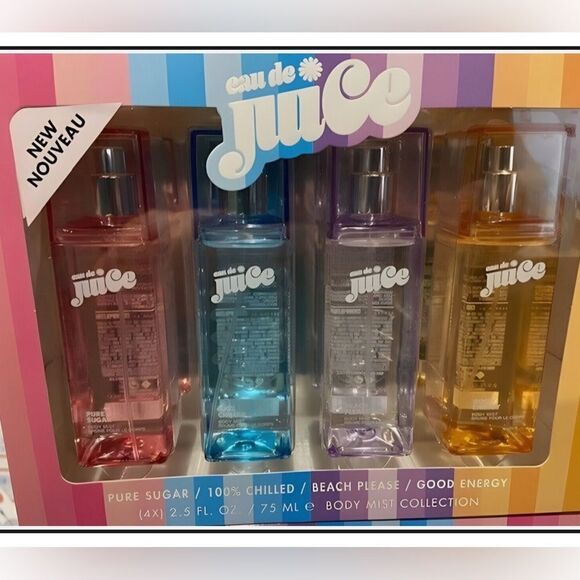 Eau De Juice Body Mist CollectionGift SetHand and Body Cream Collection
